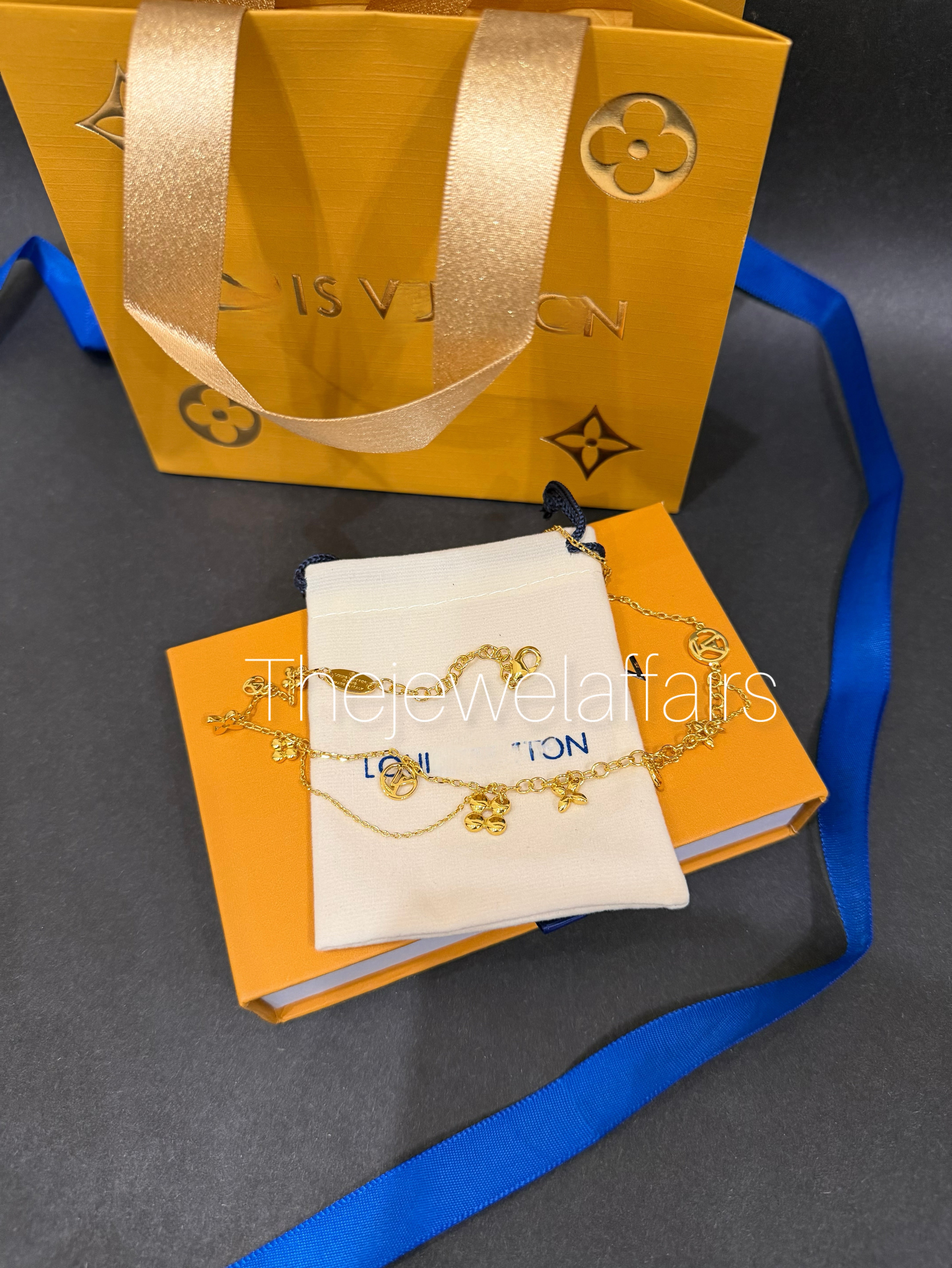 LV inspired necklace