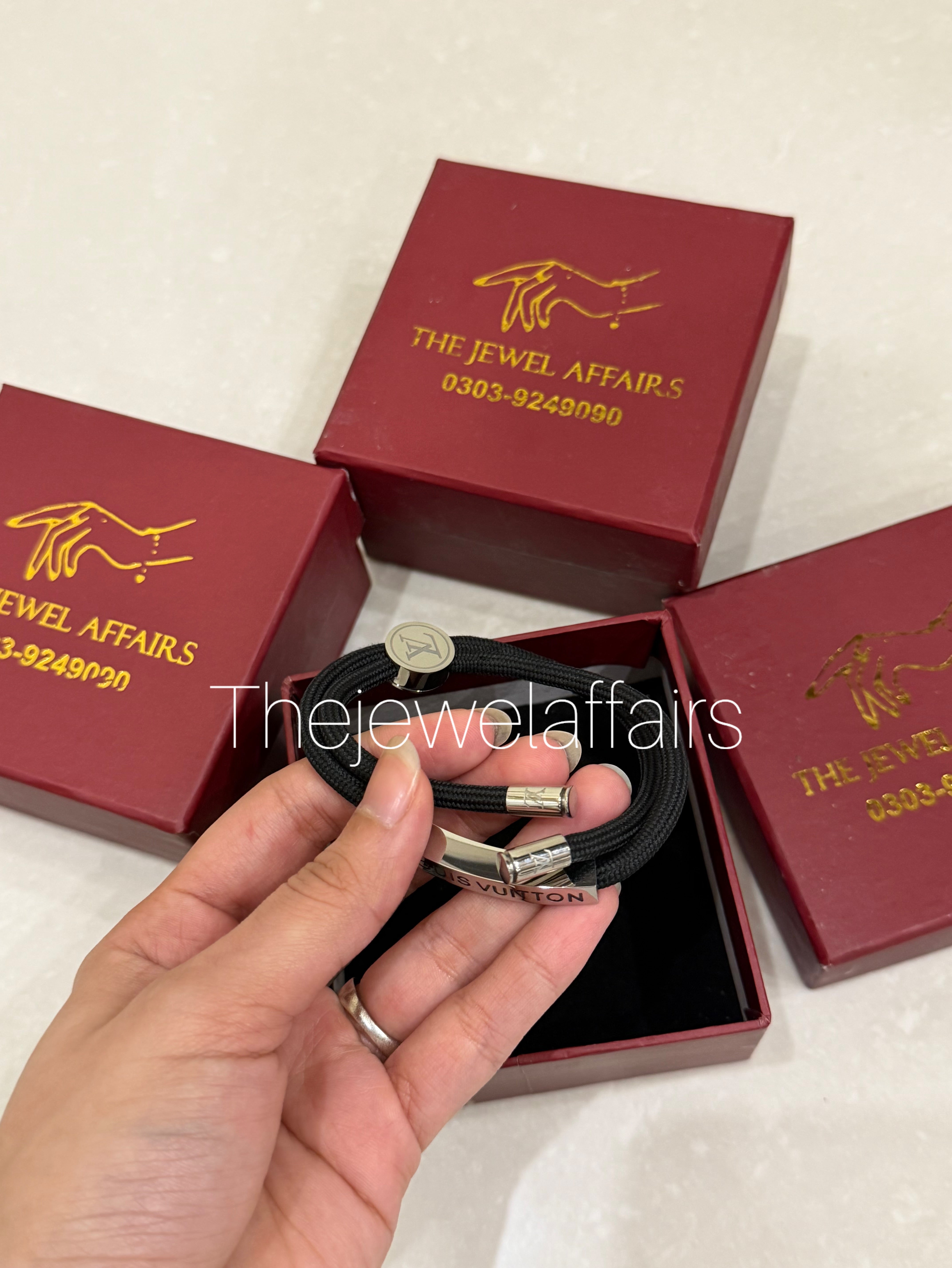 LV Script Bracelet