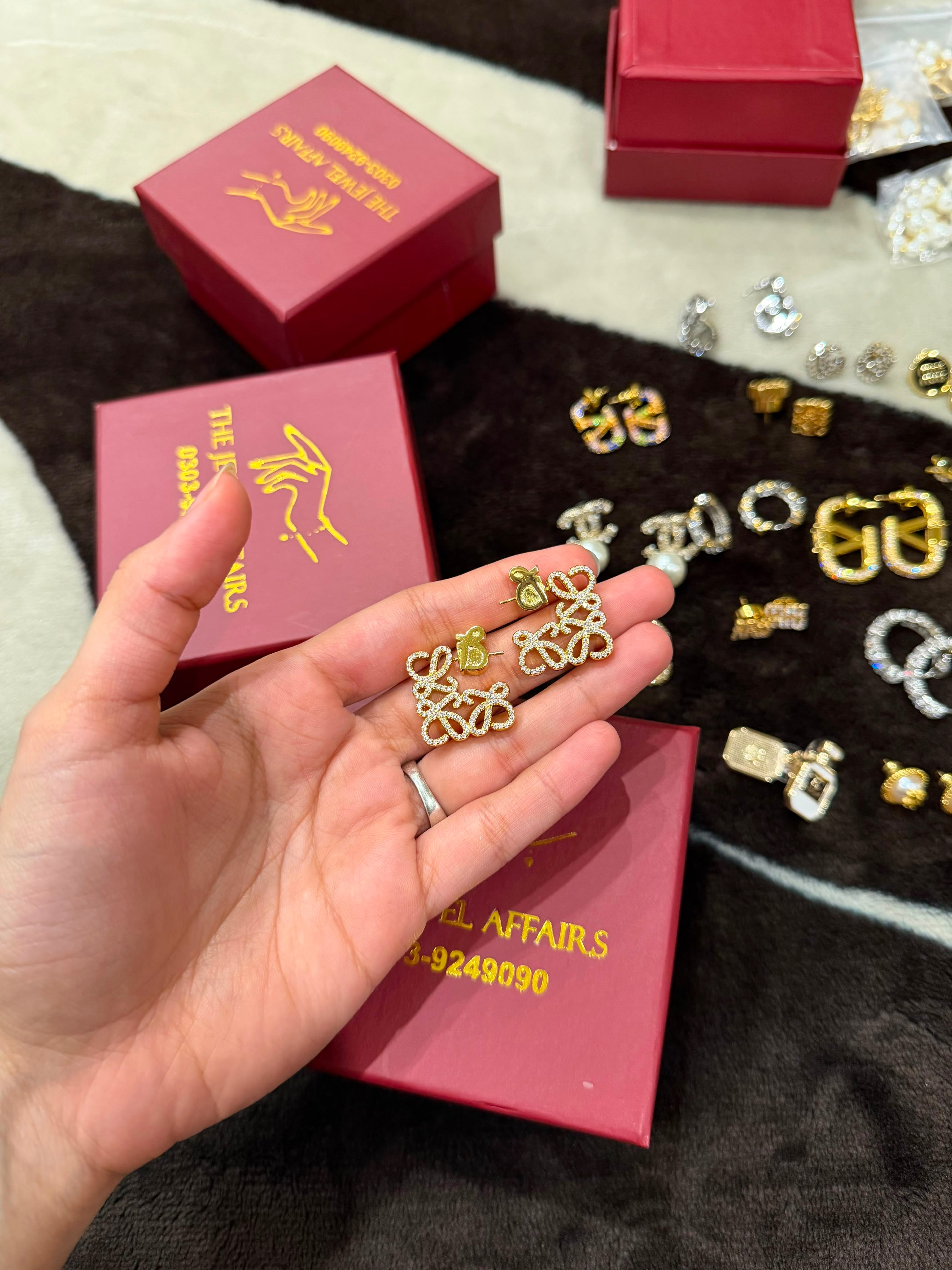 ✨ Premium Master Copy Designer Drop Earrings ✨