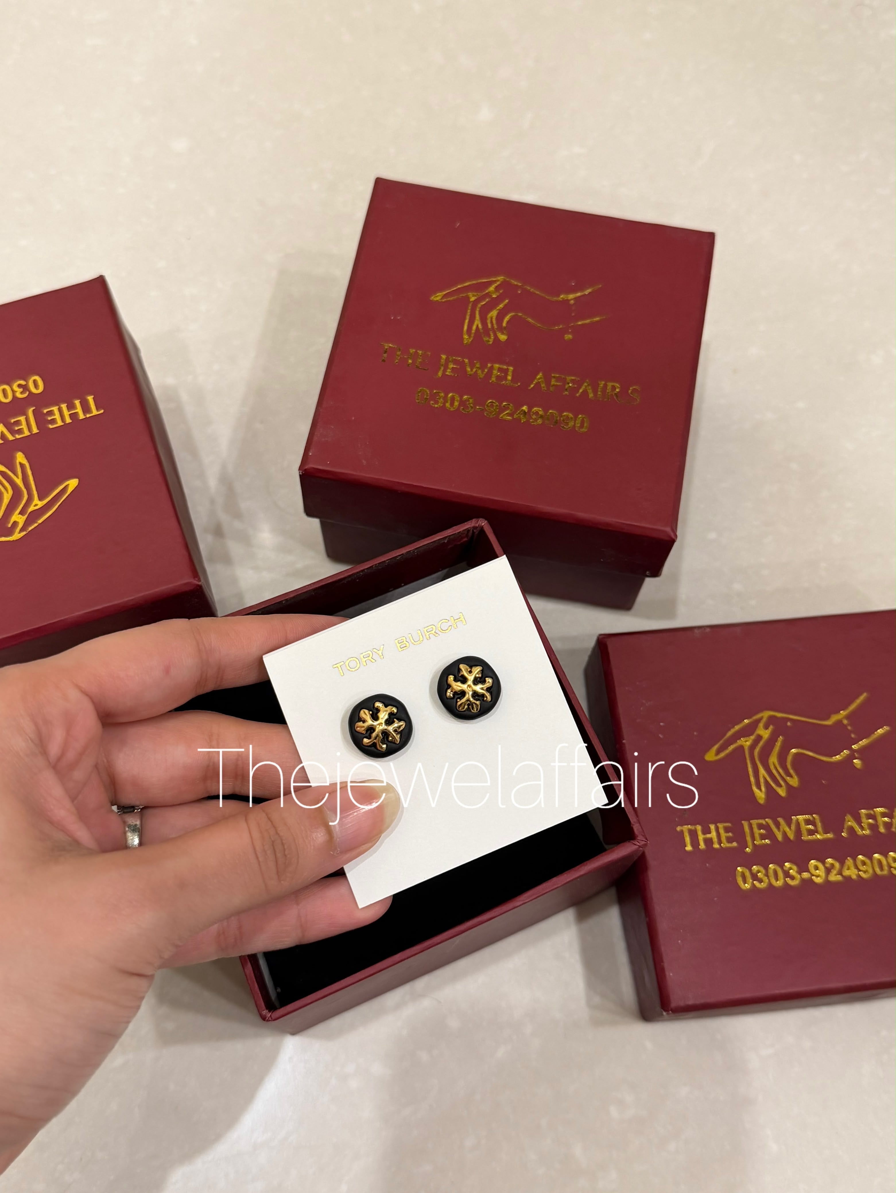 Tory Burch Kira Circle Stud Earrings