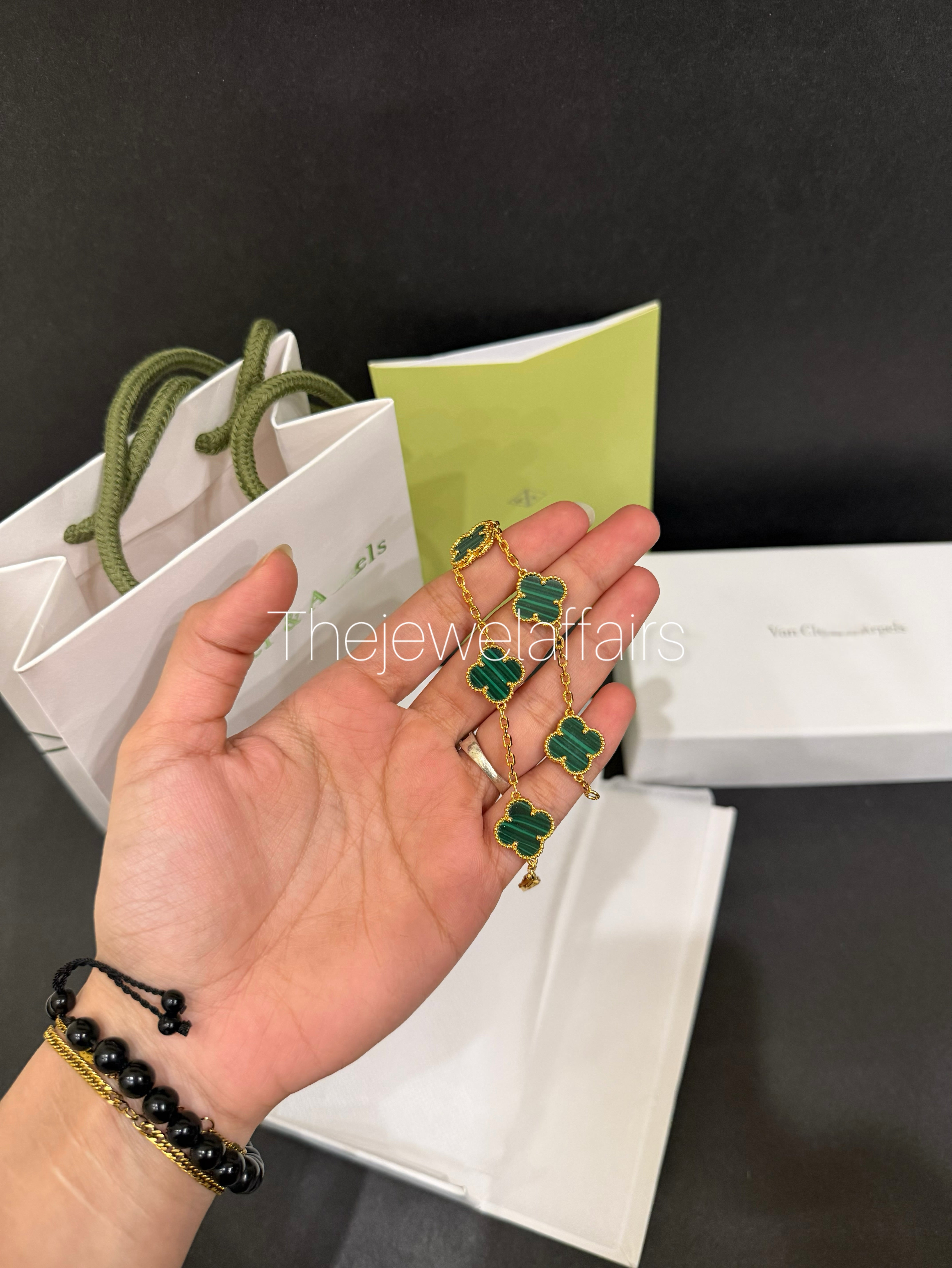 Vca green bracelet