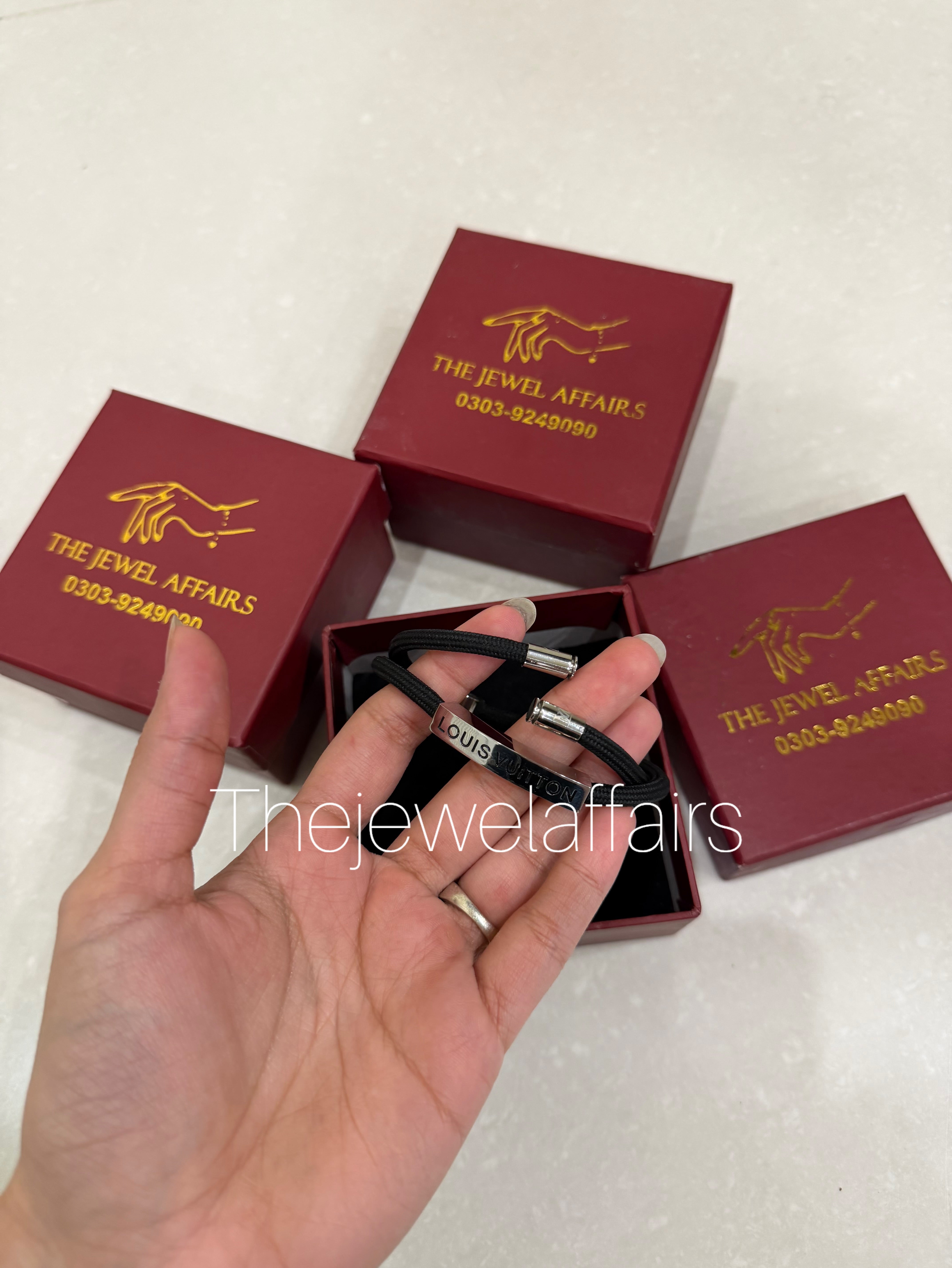 LV Script Bracelet