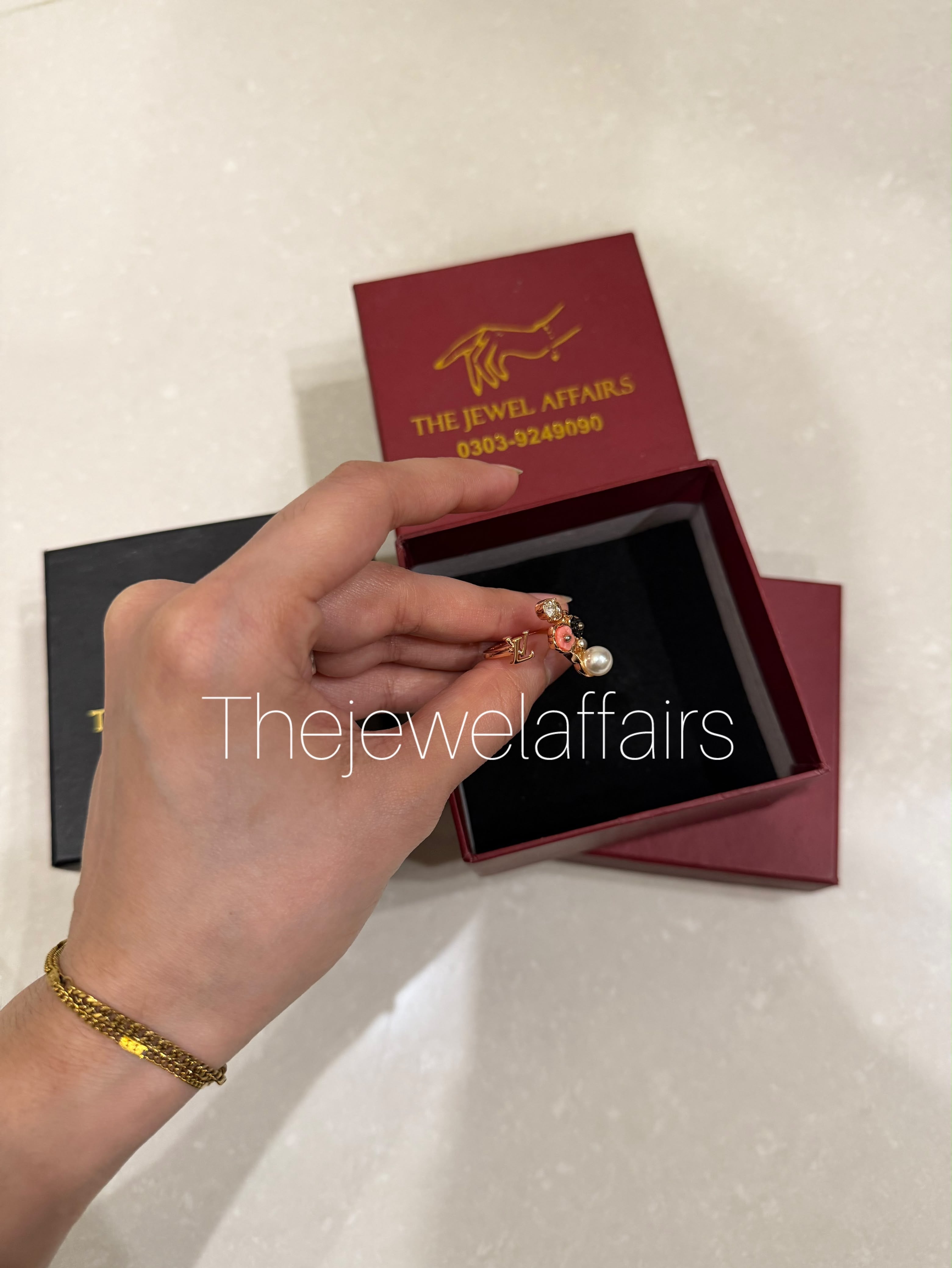 My LV Pearl Ring