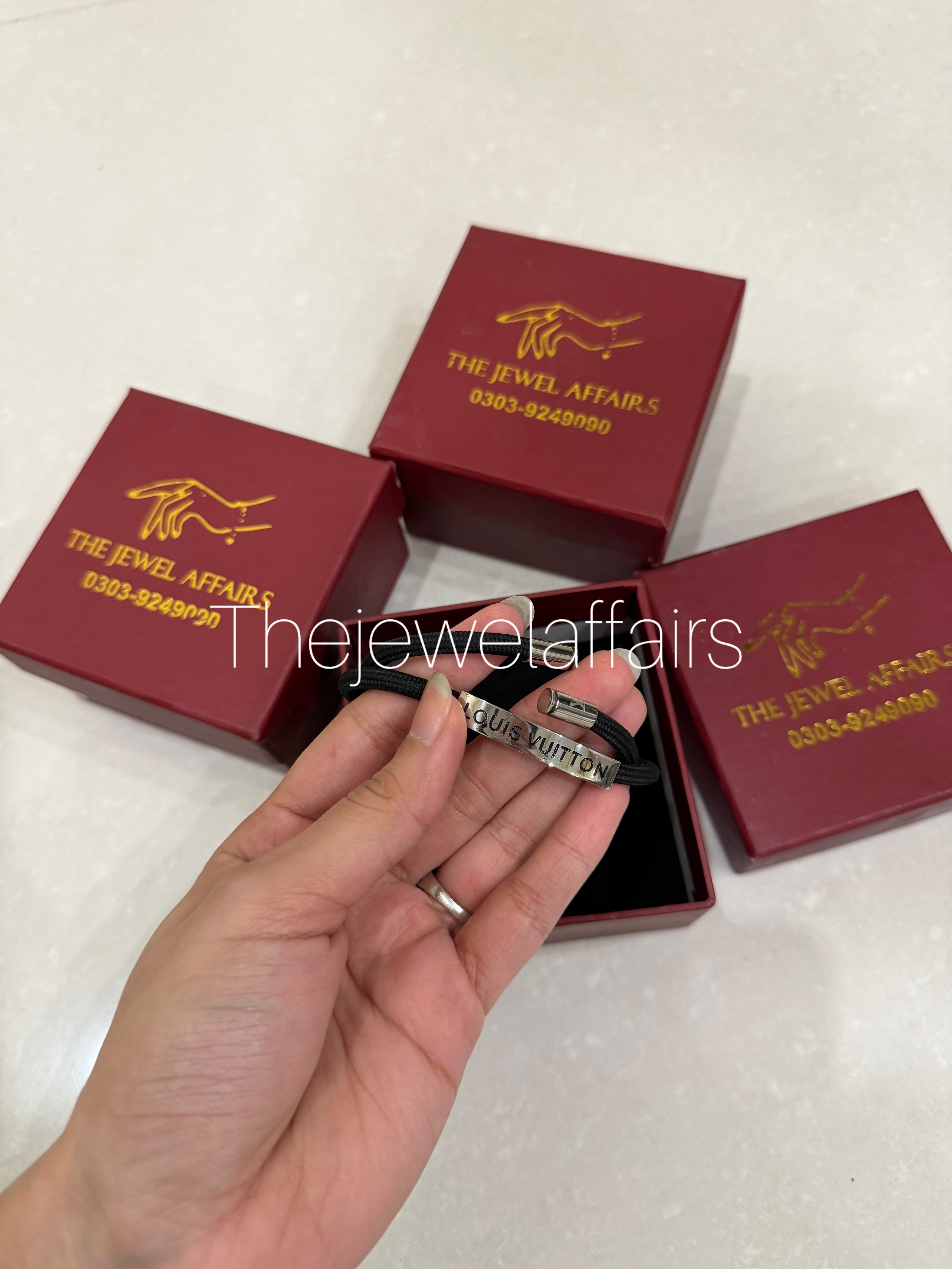 LV Script Bracelet