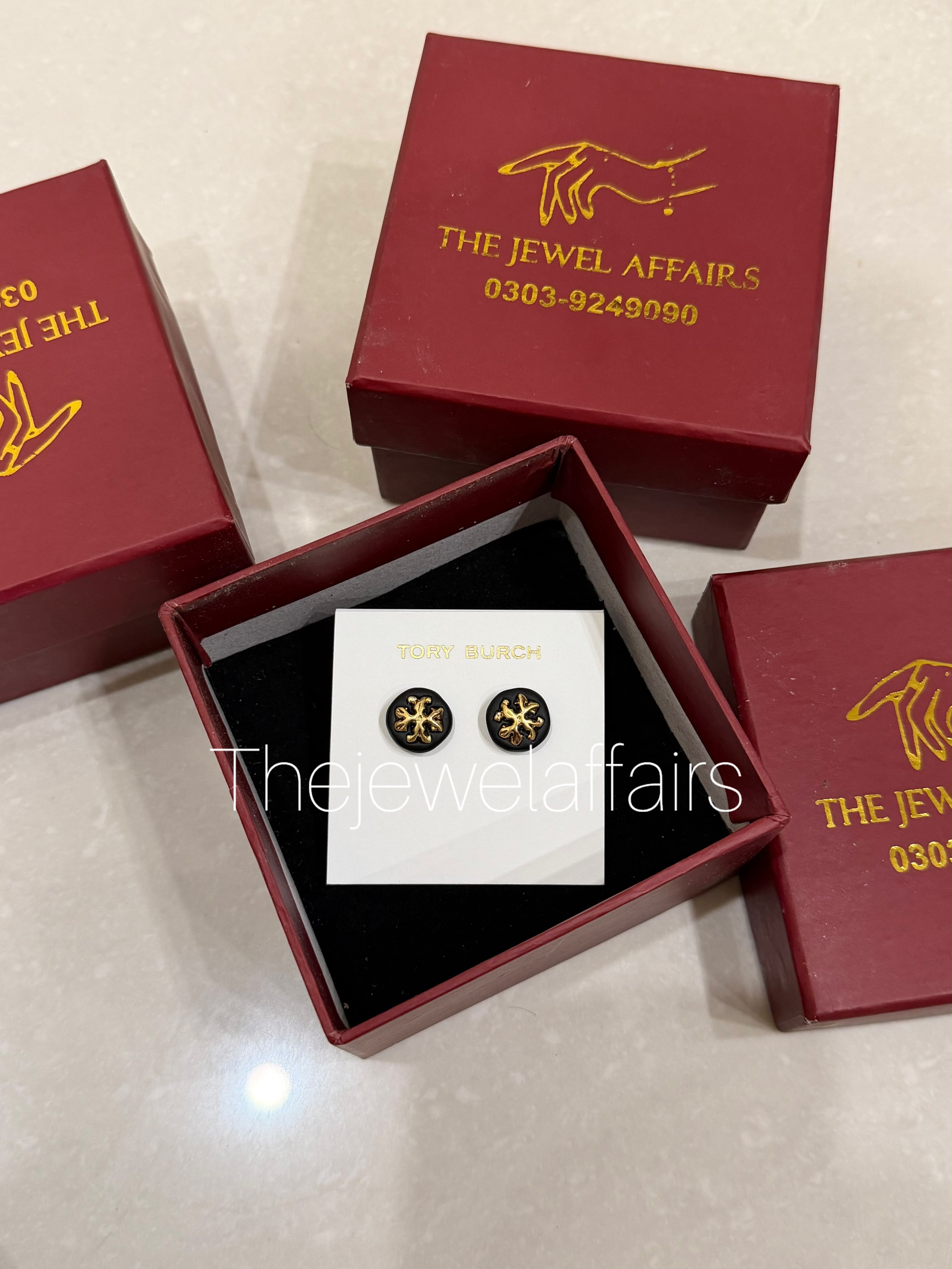 Tory Burch Kira Circle Stud Earrings