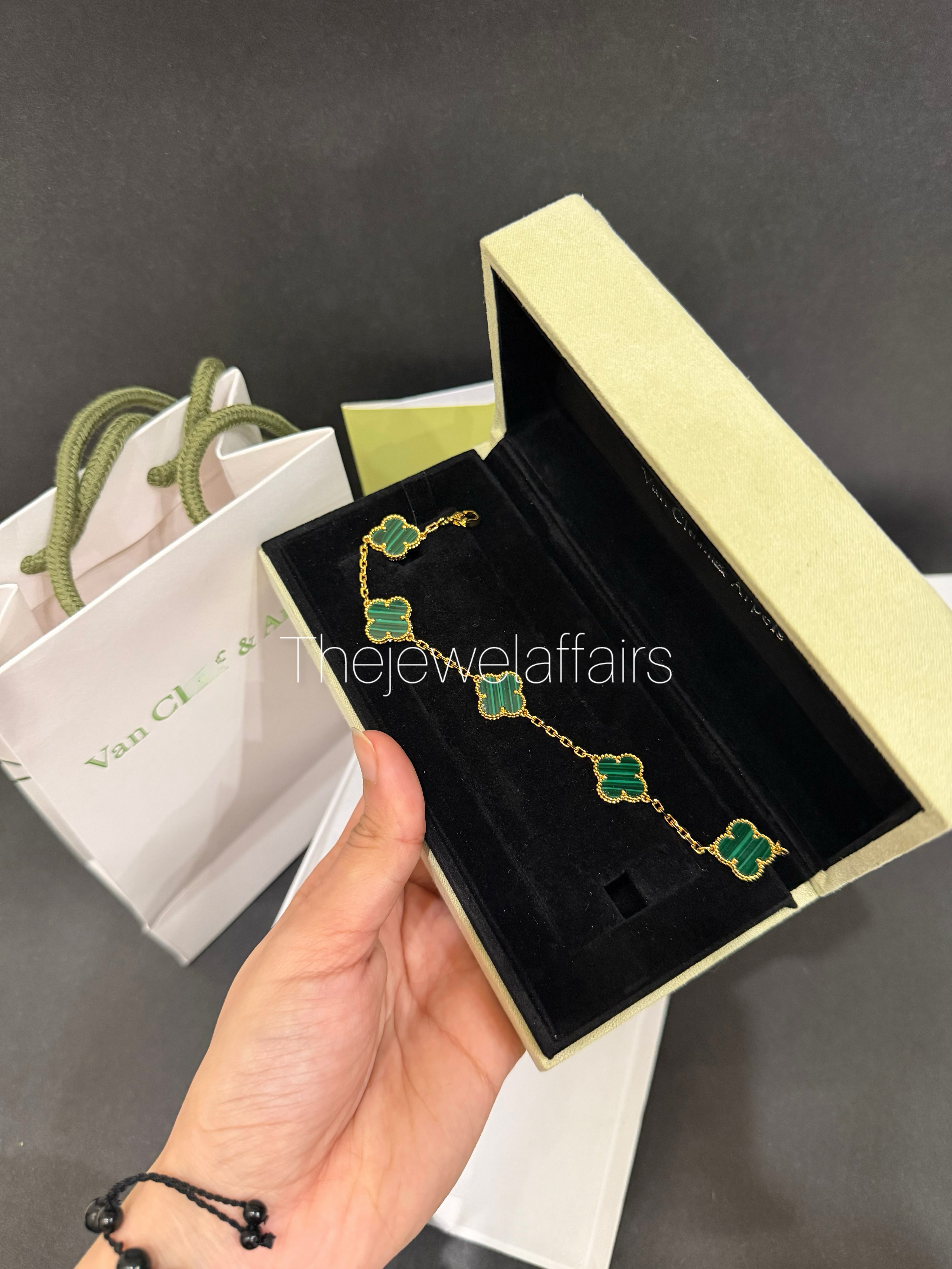 Vca green bracelet