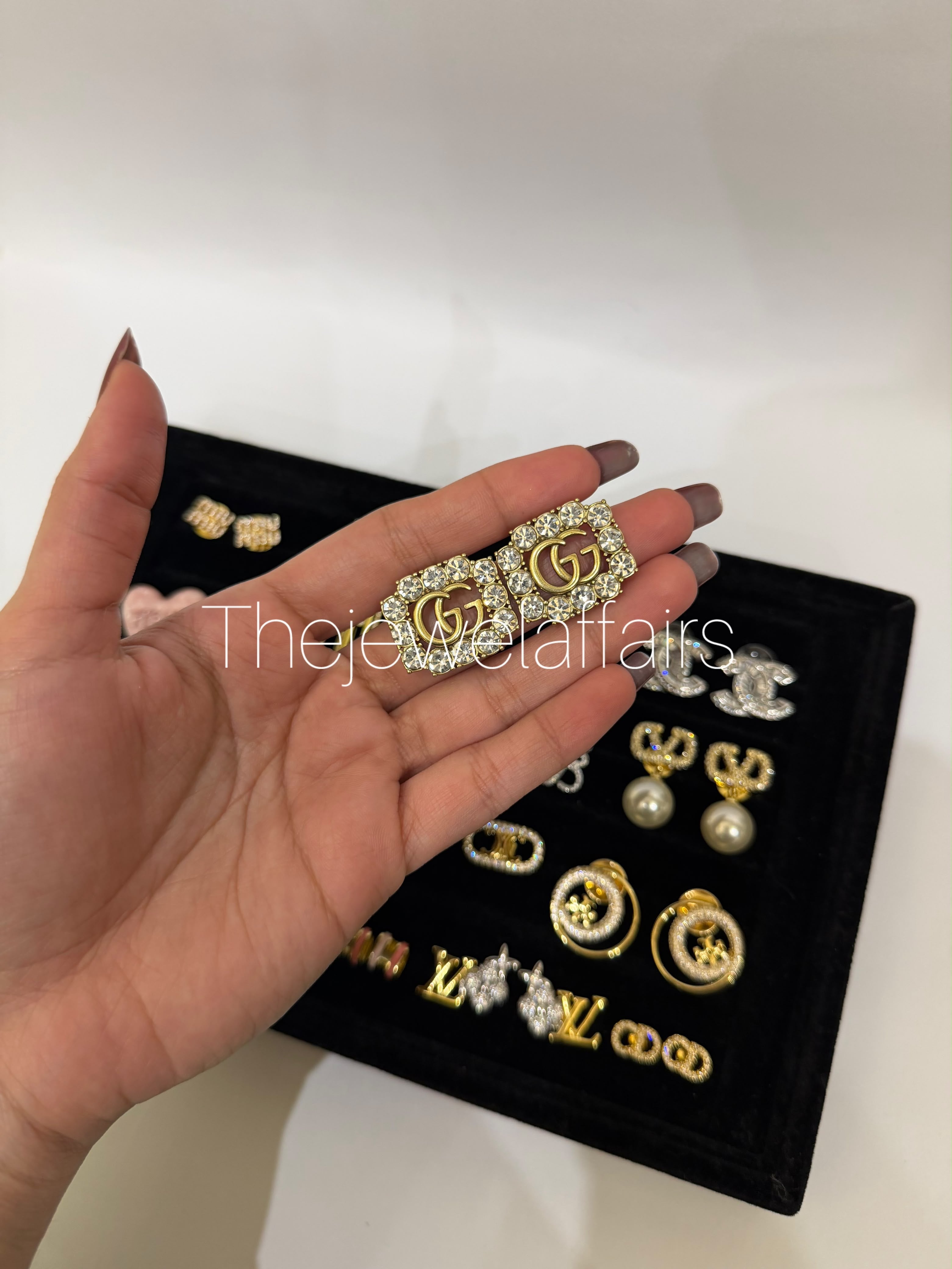 ✨ Premium Master Copy Designer Stud Earrings ✨