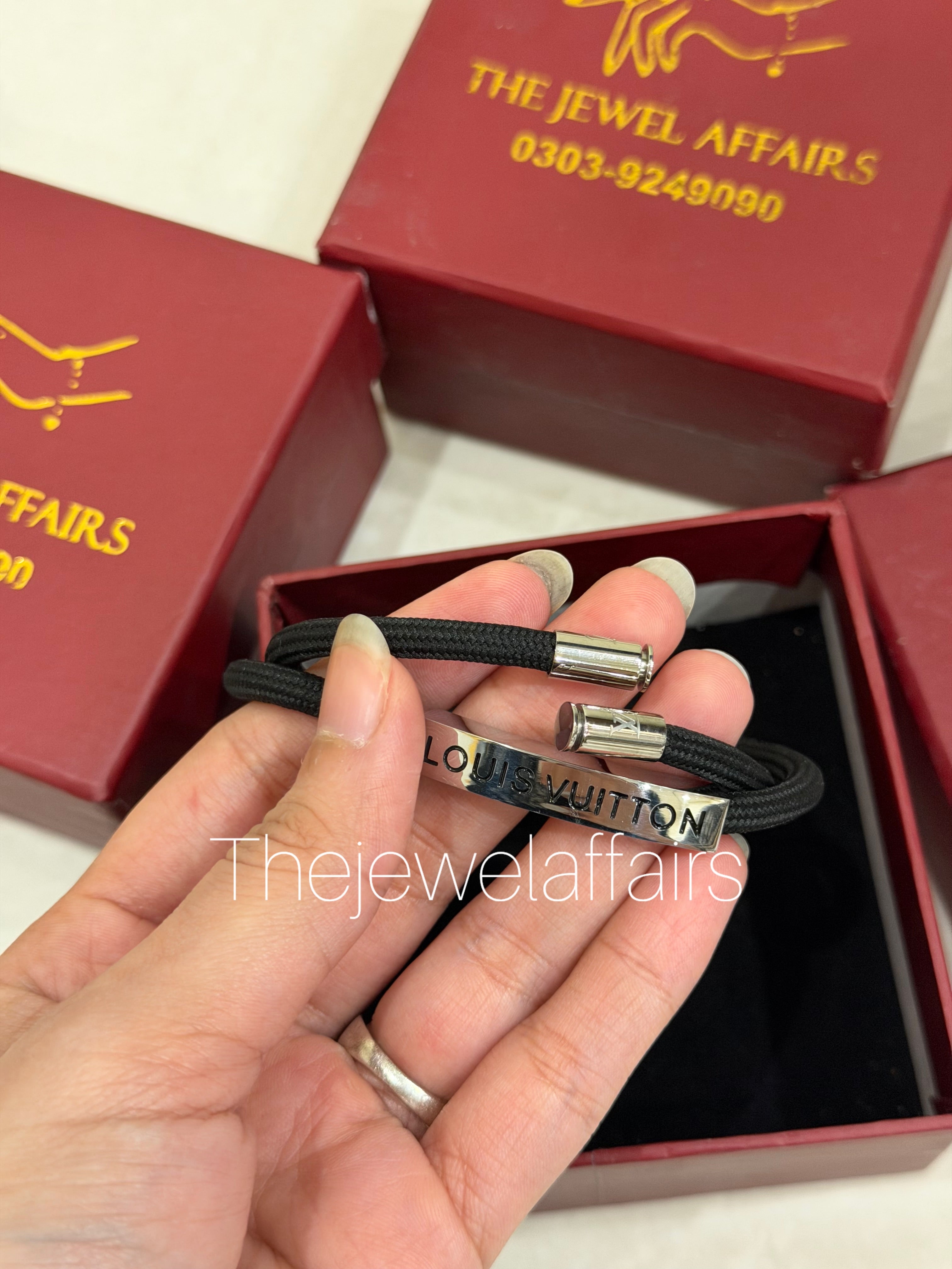 LV Script Bracelet