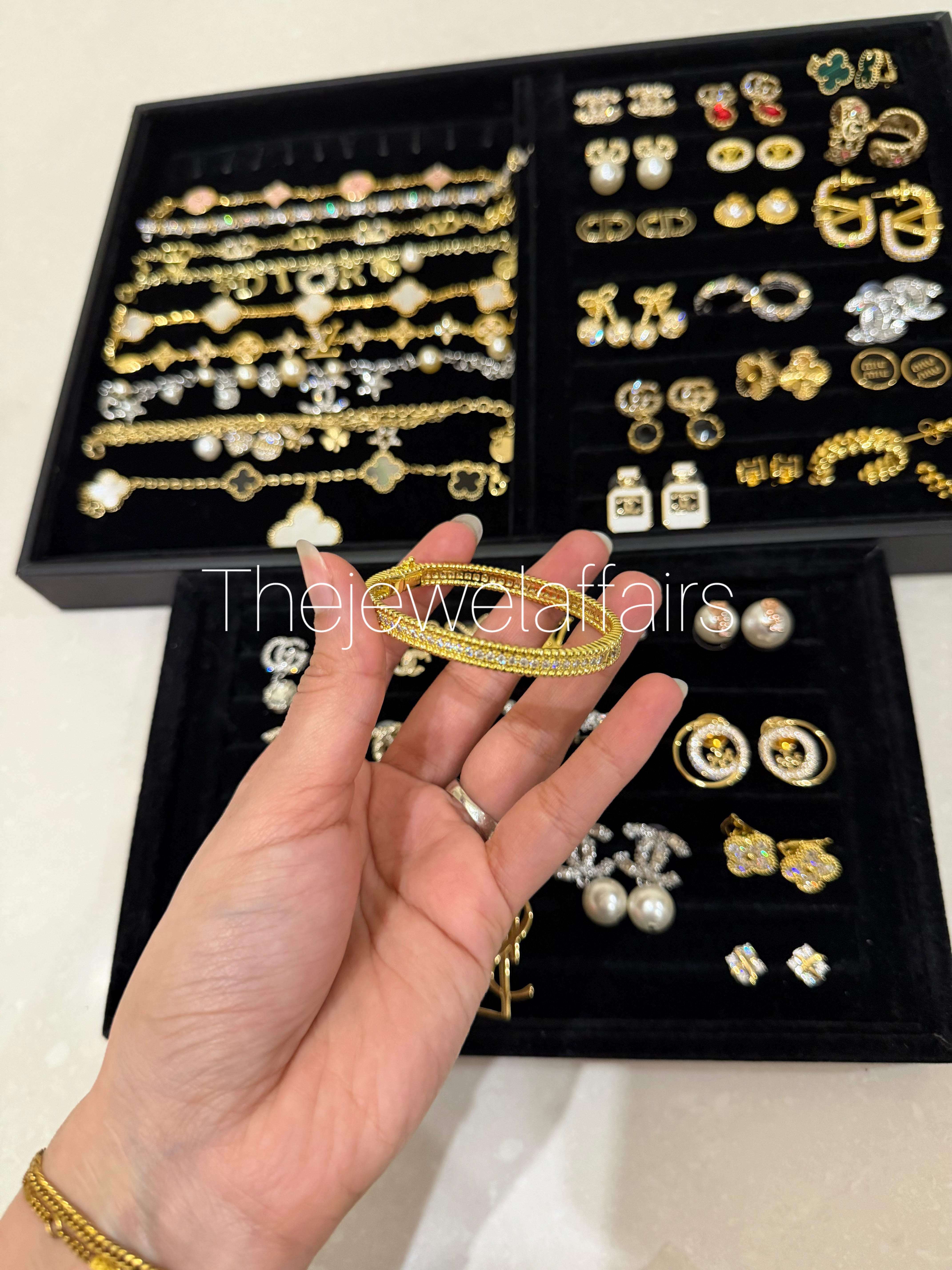 Luxury Crystal Bangle - Premium Master copy